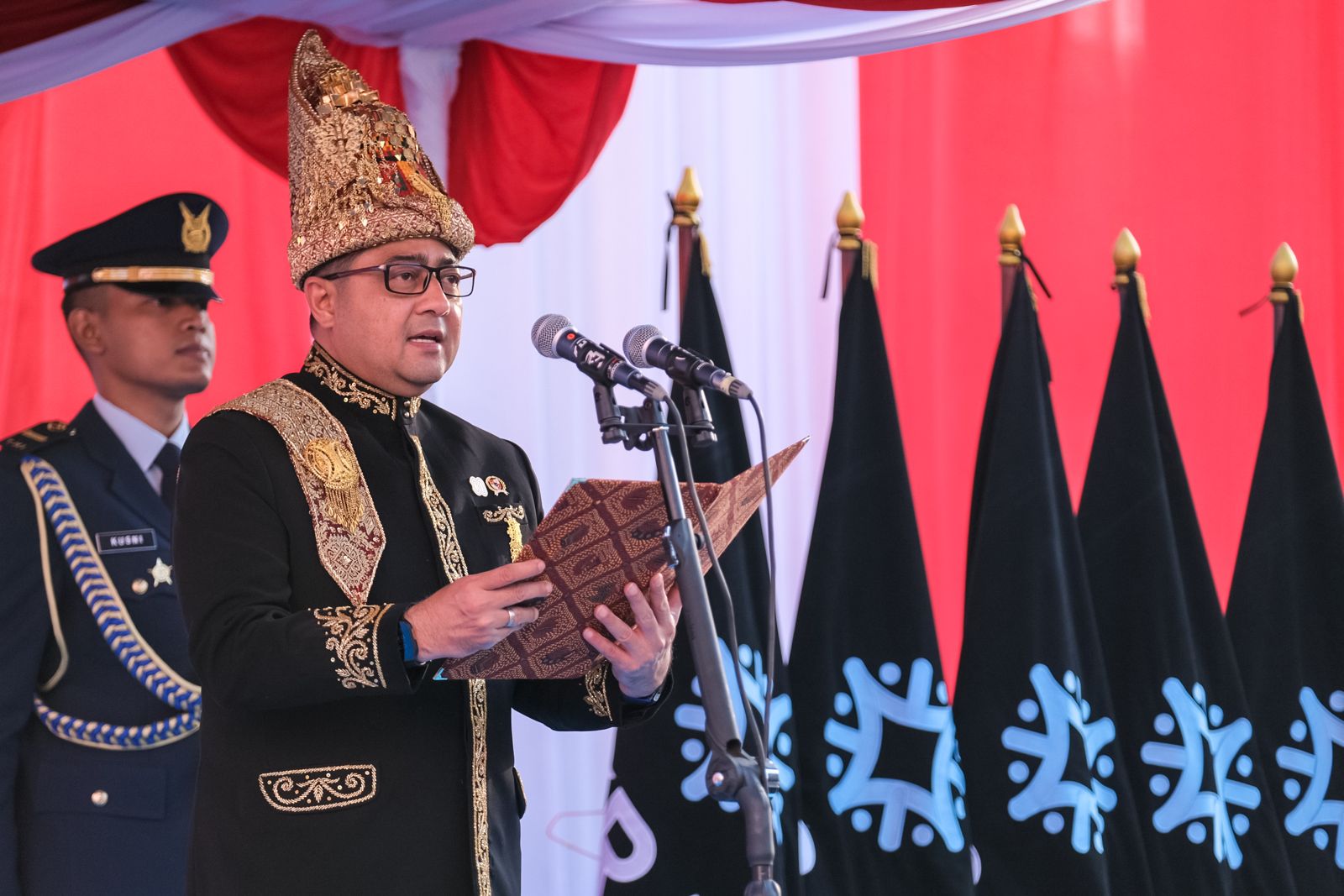 Upacara HUT Ke-80 RI, Di Kementerian Ekraf, Kreativitas Jadi Sumber Kemajuan Bangsa.
