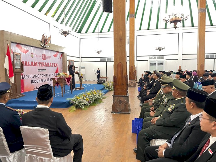Sinergi Forkompimda Boyolali, Kapolres Hadiri Malam Tirakatan HUT RI Ke-80
