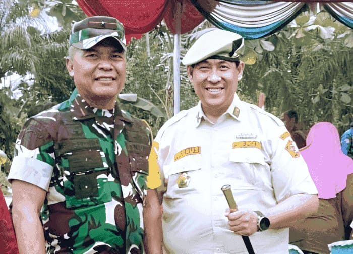 Ketua Firdaus SE Bersama Pasukan PC PPM Rohil Hadir di TMMD Ke-125