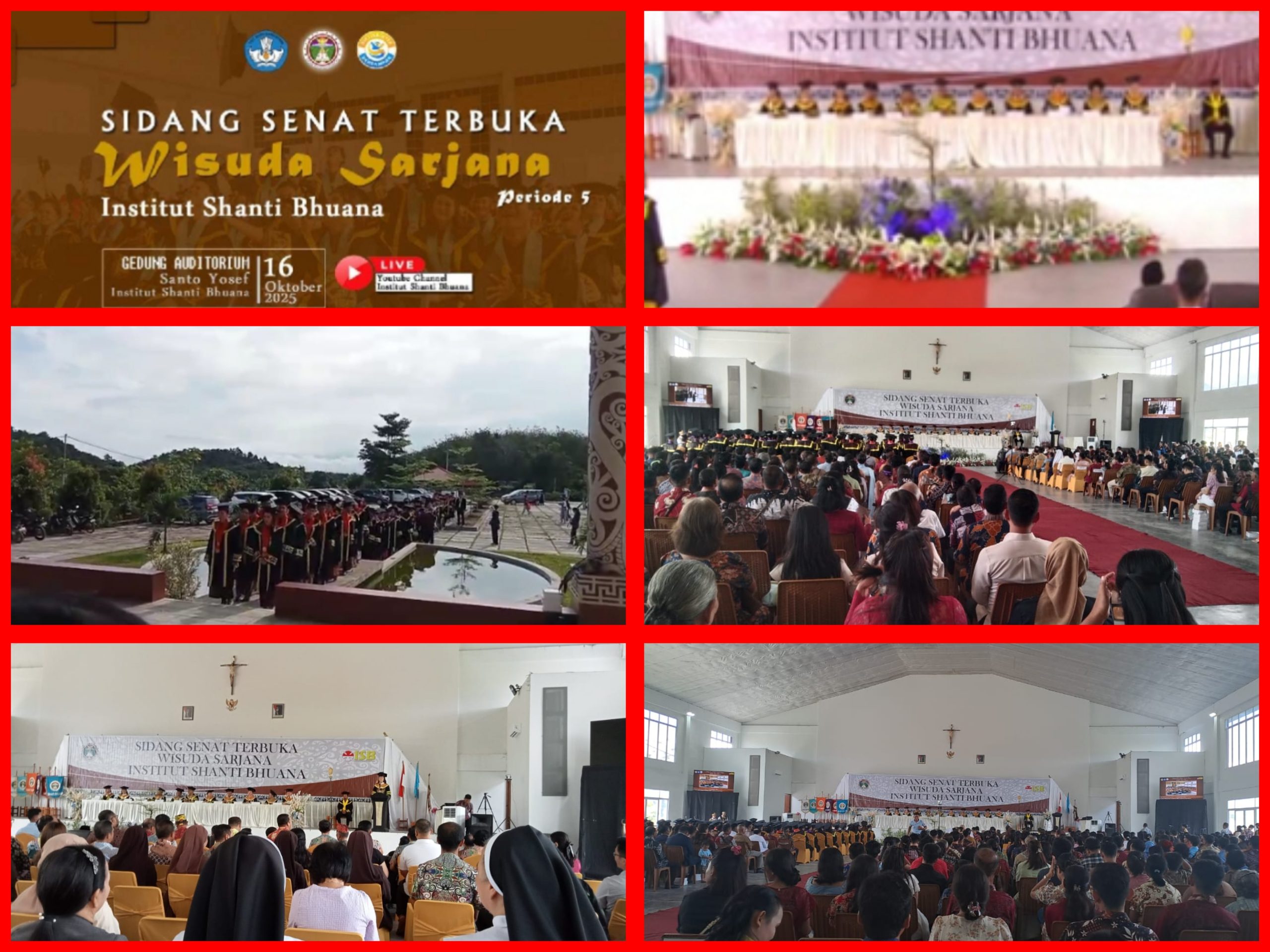 Institut Shanti Bhuana Gelar Wisuda ke-V, Lahirkan 122 Sarjana dan Umumkan Dua Prodi Baru