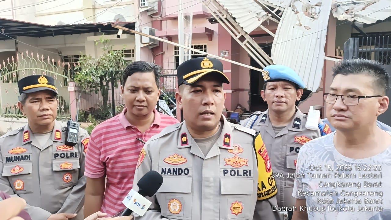 Kapolsek Cengkareng: Ledakan di Taman Palem Diduga Akibat Kebocoran Regulator Gas