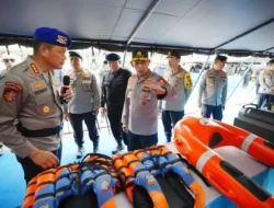 Kapolri, Cek Langsung Personel-Sarpras Polda DIY, Pastikan Siap Hadapi Potensi Bencana.