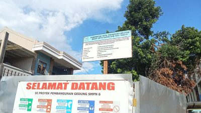 *Proyek Pembangunan SMPN 6 Jombang Menuai Sorotan Berbagai Kalangan Diduga Pengerjaannya Taksesuai Prosudur yang Semestinya*
