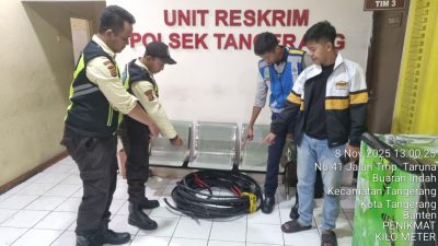 Polsek Tangerang Ungkap Kasus Pencurian Kabel Tol Kunciran, Satu Pelaku Diamankan
