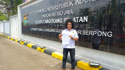 3 ORANG KENA PASAL 385 & 376 KUH PIDANA GARA-GARA DILAPORKAN ADV. PUGUH KRIBO KE POLRES TANGERANG SELATAN