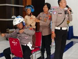 Polres Magelang Kota Gelar Polsanak Bersama TK Zaid Bin Sabit, Tanamkan Tertib Lalu Lintas Sejak Dini