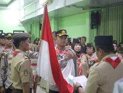 Kuatkan Pembinaan Pemuda, Polsek Tamansari Lantik Anggota Saka Bhayangkara Baru