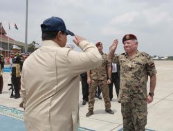 Prabowo Lepas Langsung Kepulangan Raja Yordania II,Jet Tempur Mengudara Di Langit Jakarta