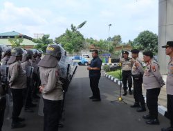 Tingkatkan Kesiapsiagaan, Satsamapta Laksanakan Latihan Dalmas Awal dan Lanjut di Lapangan Apel Polres