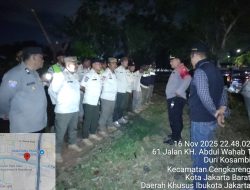 Cegah Aktivitas Melanggar Hukum, Polsek Cengkareng Intensifkan Patroli Bersama Satpol PP di Area Pertamanan Mookervart