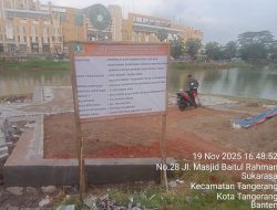 Proyek Jogging Trek di Wilayah Situ Gede Modernland Tangerang Kota, dengan Anggaran Rp 166 Juta Diduga Tidak Memiliki Izin Lingkungan