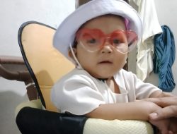 Meriahnya Pesta HUT Ke-1, Cucu Jurnalis Senior E.J Simangunsong, Evelyn Zefanya Simangunsong.