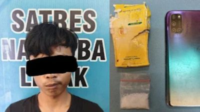 Warga kecamatan Wanasalam & Narkotika Jenis Sabu di Amankan,Sat Resnarkoba Polres Lebak Banten