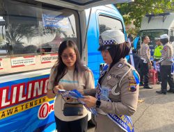Hibur Masyarakat, Band Sat Lantas Polres Semarang Tampil Di CFD Alun-Alun Bung Karno.