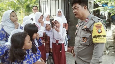 Polri Hadir di Sekolah: Bhabinkamtibmas Taman Sari Sosialisasikan Pencegahan Penculikan Anak