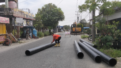 Proyek SPAM Rp8,1 Miliar Diduga Asal-Asalan, Pengawasan PDAM Tirta Sari dan PUPR Binjai Mandul!  