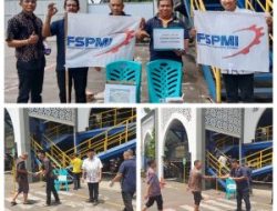 Aksi Galang Dana PUK, Komisariat & Garmet FSPMI PT Jembo Cable Company untuk Korban Bencana di Aceh, Sumut, dan Sumbar