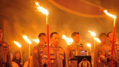 Kapolri, Pimpin Renungan Nilai-Nilai Ksatria Bhayangkara, Komitmen Moral, Dalam Transformasi Polri.
