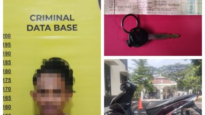 Unit Reskrim Polsek Pinang Berhasil Amankan Pelaku Pencurian Motor