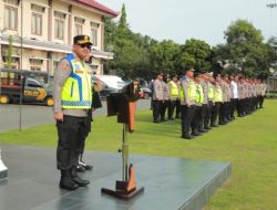 Kapolres Klaten, Launching Petugas Siaga Bhayangkara, Untuk Antisipasi Bencana.