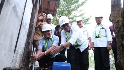 HUT ke -393 kabupaten Tangerang, Bupati Resmikan Sambungan Langsung Air Bersih Gratis Bagi Warga Rajeg