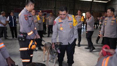 Polda Sumut, Kerahkan Unit K9, Untuk Percepat Pencarian Korban Banjir Bandang Dan Longsor Di Tap-Teng–Sibolga.