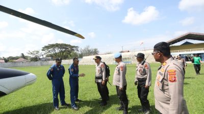 Kapolda Aceh, Patroli Udara, Untuk Pastikan Jalur Darat Perbatasan Sumut–Aceh Aman, Untuk Distribusi Bantuan.