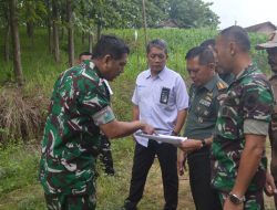 Dandim Boyolali Dampingi Danrem 074/Warastratama, Tinjau Lokasi Rencana Pembangunan Yon Teritorial Pembangunan Di Juwangi