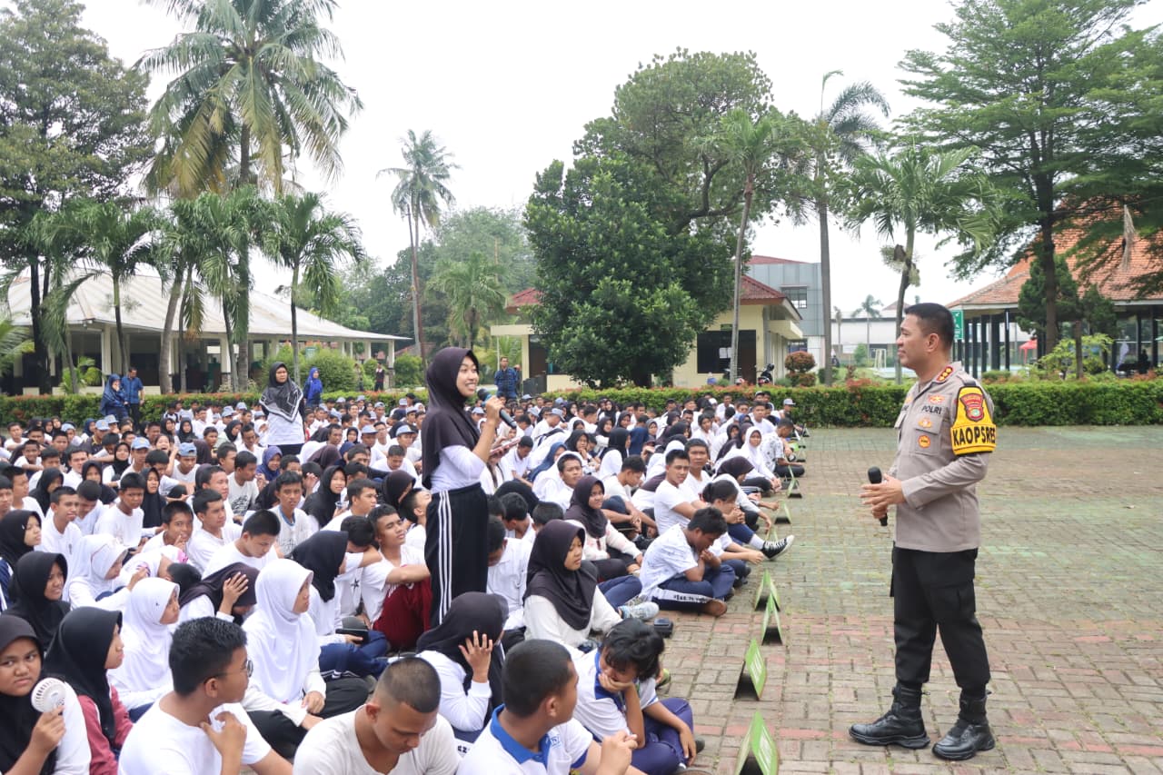Kapolres Beri Himbauan ke Pelajar Sekolah