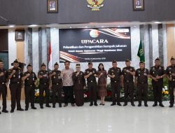 Kajati Kepri J. Devy Sudarso Lantik Wakajati Kepri Baru, Tekankan Pelaksanaan Amanah Penuh Rasa Tanggungjawab, komitmen dan Dedikasi yang Tinggi