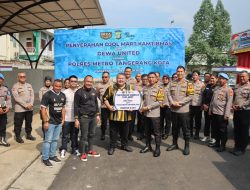 Sinergi Bersama, Polres Metro Tangerang Kota dan Dewa United Hadirkan Ojol Mart untuk Dukung Kamtibmas