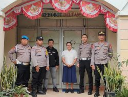Wujud Polisi Humanis, Polsek Cikarang Pusat, Hadir Mengamankan Ibadah Natal 2025.