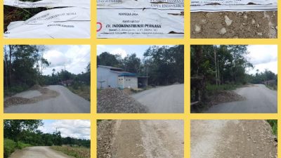 Proyek Rp 9,26 Miliar Diduga Bermasalah, Ketebalan Pondasi Jalan Disorot Warga