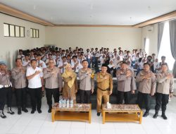 Kapolres KBP Jauhari Ajak Pelajar SMK N 4 Bijak Bermedsos dan Jauhi Pergaulan Bebas dan Narkoba