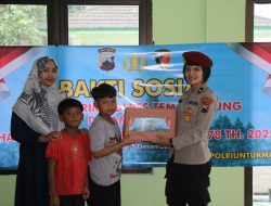 Peringati Hari Jadi Reserse Ke-78, Satreskrim Polres Temanggung, Gelar Bakti Sosial Di Panti Asuhan.