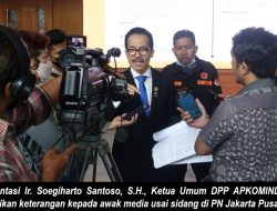 Soegiharto Santoso Laporkan Ke MA, KY, Dan Bawas, Terkait 9 Putusan Berfondasi Dokumen Palsu Dan Rekayasa Hukum.