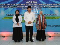 Pengurus Baru FIK LKS Lotim Dikukuhkan, Kolaborasi Lembaga Sosial Semakin Di Perkuat.