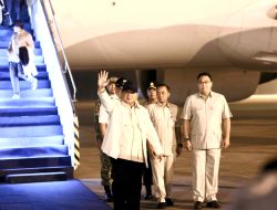 Dari Moskow Langsung Tiba di Medan, Prabowo Prioritaskan Percepatan Penanganan Bencana.