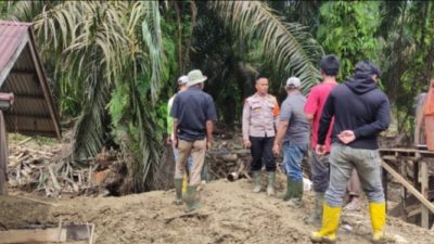 Polda Sumut Percepat Pemulihan Batang Toru: Bersihkan Masjid, Rumah Warga, Dan Buka Akses Sumur Bor