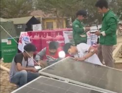 Pertamina Pasang Pembangkit Listrik Tenaga Surya untuk Posko Pengungsian di Aceh Tamiang.