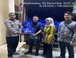 Sinergi BRI BO BSD dengan Polres Tangerang Selatan Salurkan Bantuan Sembako kepada Masyarakat