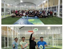 BRI Bintaro Gelar Sportainment Padel, Pererat Kebersamaan dan Gaya Hidup Sehat Pegawai