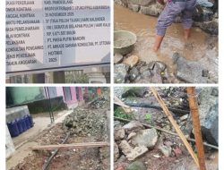 GWI Soroti Pekerjaan Peningkatan Cimanying-Jiput Pelaksana PT.Pikra Putri Mandiri Diduga Asjad Dan Abaikan APD