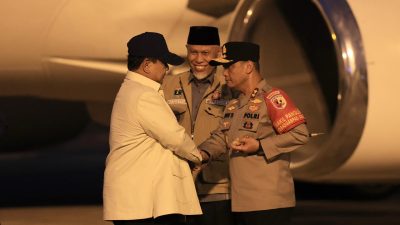 Tiba di Padang, Prabowo akan Tinjau Langsung Percepatan Penanganan Bencana di Sumbar.