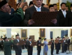 Prabowo Lantik 7 Anggota KY dan 6 Duta Besar di Istana.