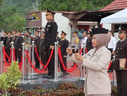 Polres Lingga, Gelar Upacara Hari Bela Negara Ke-77, Teguhkan Bela Negara, Untuk Indonesia Maju.