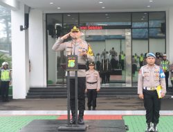 Polres Tang-Sel, Gelar Apel Pasukan Operasi Lilin 2025, Siap Amankan Nataru.