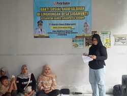 Portal Banten, Gelar Bakti Sosial, Untuk Anak Jalanan Dan Yatim, Di Desa Sida Mukti.