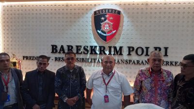 Ketua Umum Persaudaraan Aceh Seranto Laporkan Dugaan Vidio Ujaran Kebencian Ke Cyber Bareskrim Mabes Polri