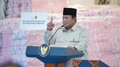 Prabowo Tegaskan Penertiban Kawasan Hutan Dilakukan Tanpa Pandang Bulu.